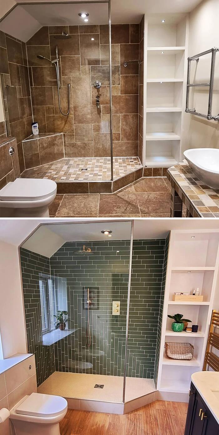 Rediseño de un dormitorio con fotos de antes y después, Norwich, Reino Unido