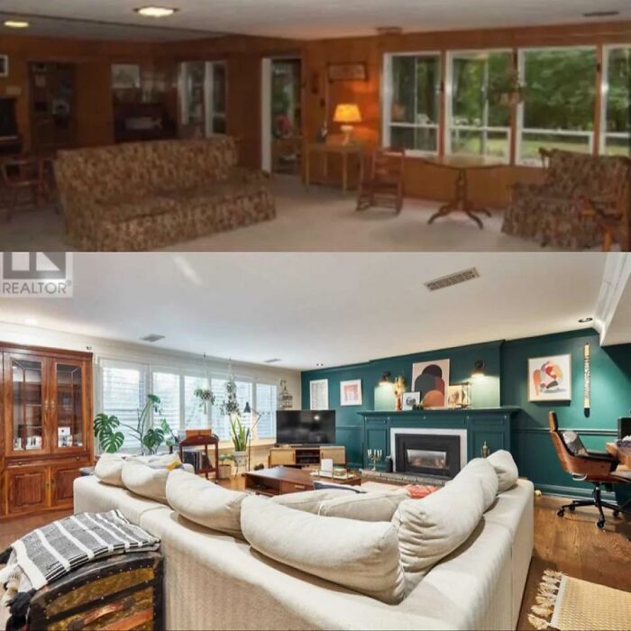 La casa familiar de mis padres la compraron en 2007 y la renovaron ellos mismos. Tan orgullosos de su visión y trabajo