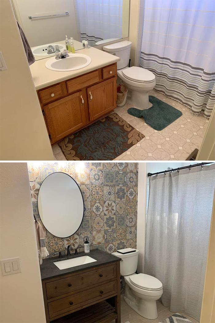 Reformé mi baño durante la cuarentena (Aurora, Colorado)