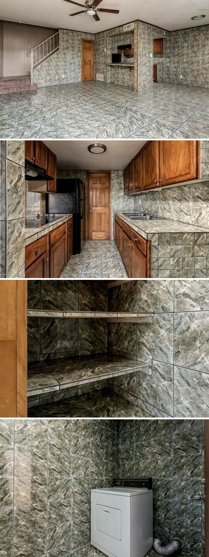 Alguien encontró una gran oferta de azulejos para el hogar...