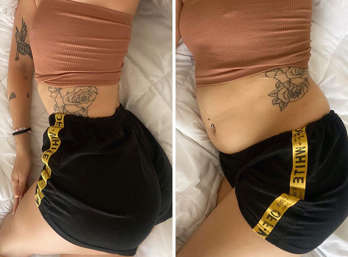 This Woman Goes Viral Online For Reminding People What Real Bodies Look Like By Sharing These 30 Side-By-Side Pictures (New Pics)