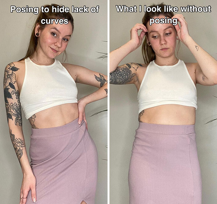This Woman Goes Viral Online For Reminding People What Real Bodies Look Like By Sharing These 30 Side-By-Side Pictures (New Pics)