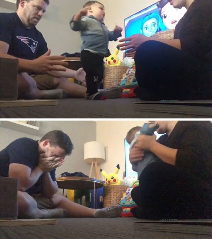 Mi hijo de 11 meses ha dado hoy sus primeros pasos, y cabe decir que lo he manejado con bastante hombría