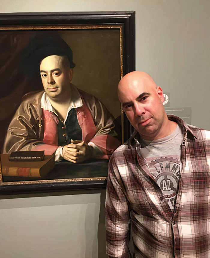 Los niños querían saber por qué había un cuadro de su tio en el museo