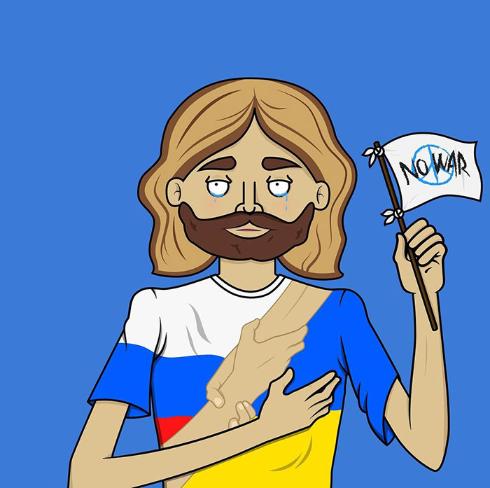 29 Heartbreaking, Yet Moving Pieces Made By Artists All Over The World After The Russian Invasion Of Ukraine