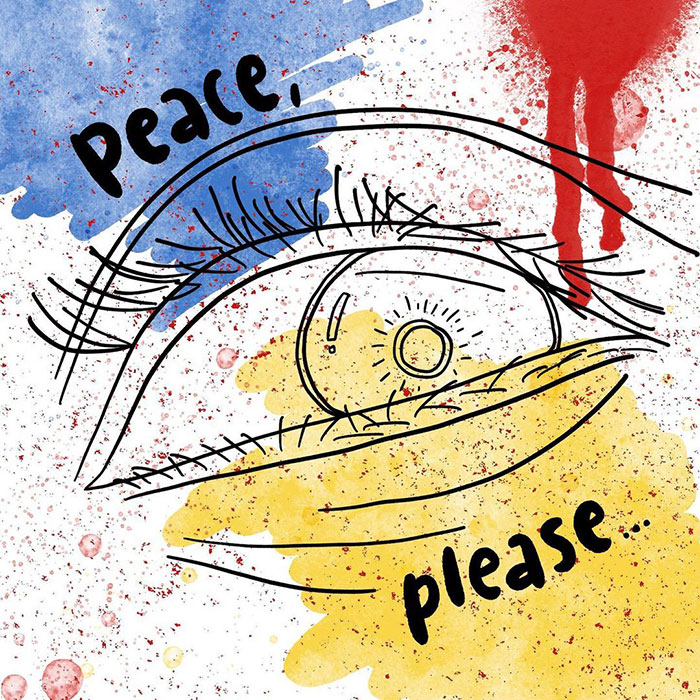 29 Heartbreaking, Yet Moving Pieces Made By Artists All Over The World After The Russian Invasion Of Ukraine