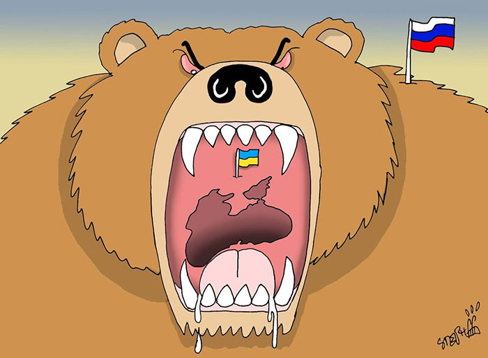29 Heartbreaking, Yet Moving Pieces Made By Artists All Over The World After The Russian Invasion Of Ukraine