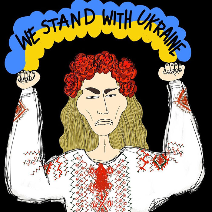 29 Heartbreaking, Yet Moving Pieces Made By Artists All Over The World After The Russian Invasion Of Ukraine