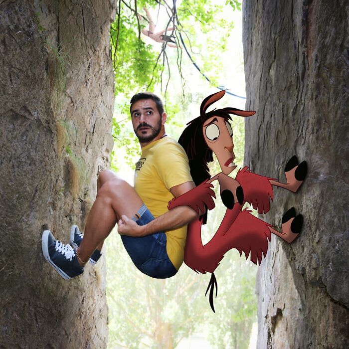 Elementary School Teacher Photoshops Classic Disney Characters Into His Life And The Result Is Captivating (29 New Pics)