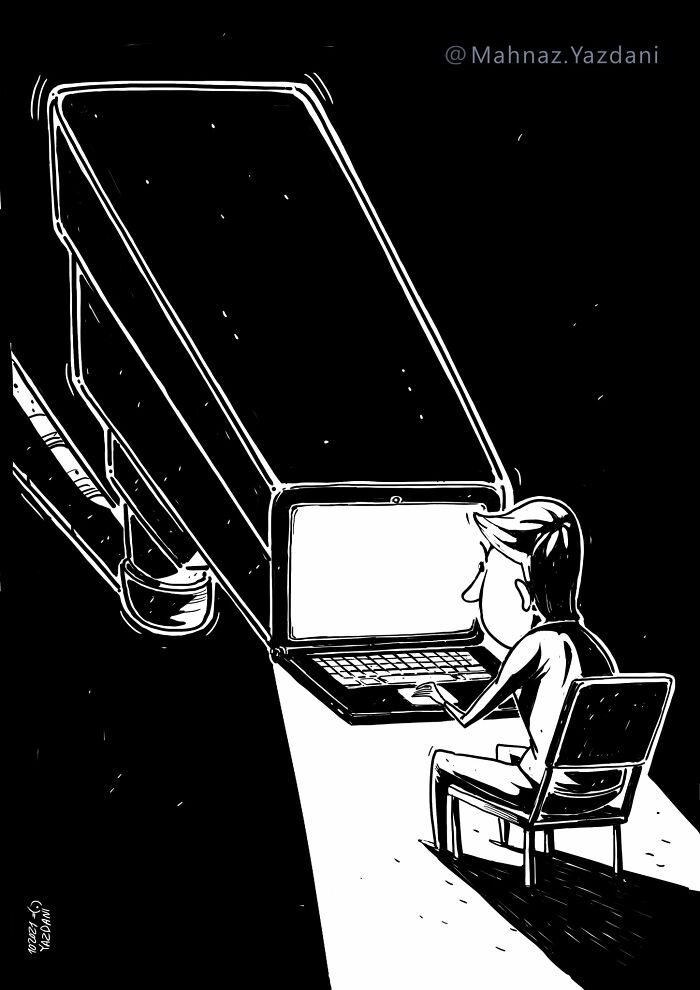 Artist Reveals What’s Wrong With Our Modern Society In These 30 Satirical Illustrations