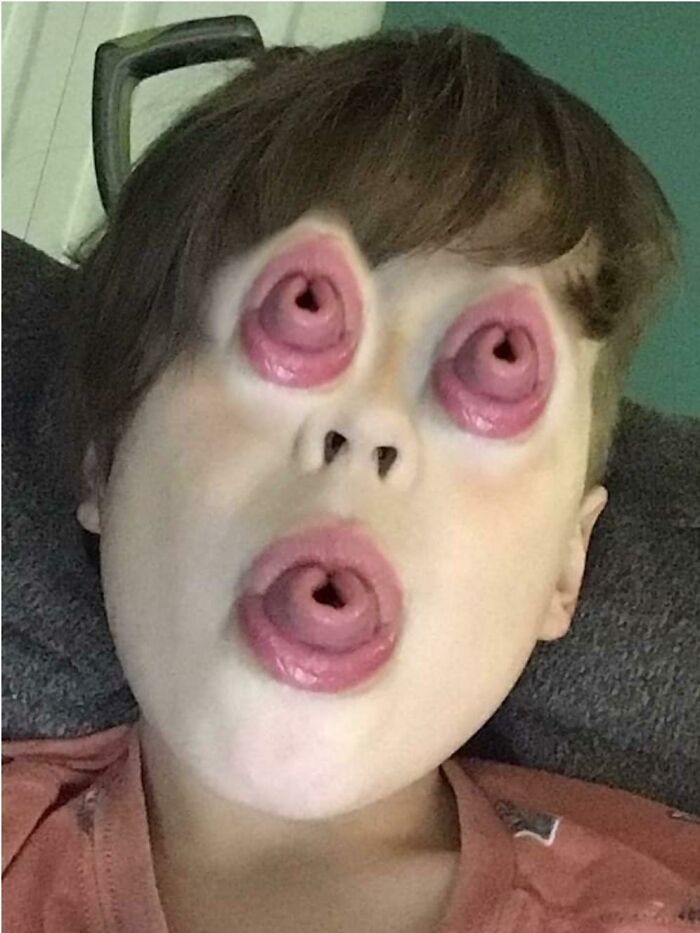 Mi hijo me envió esta imagen...