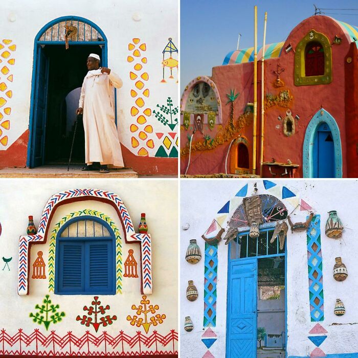 Casas nubias en Egipto y Sudán