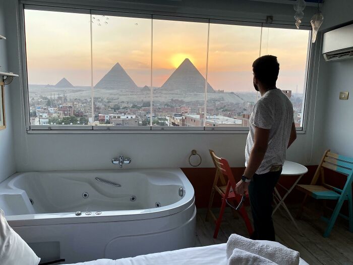 Puesta de sol desde un airbnb en 2020
