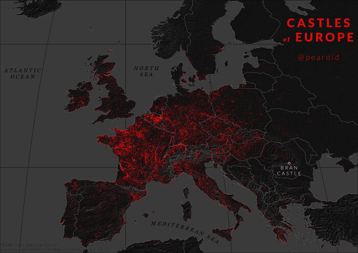 Todos los castillos de Europa