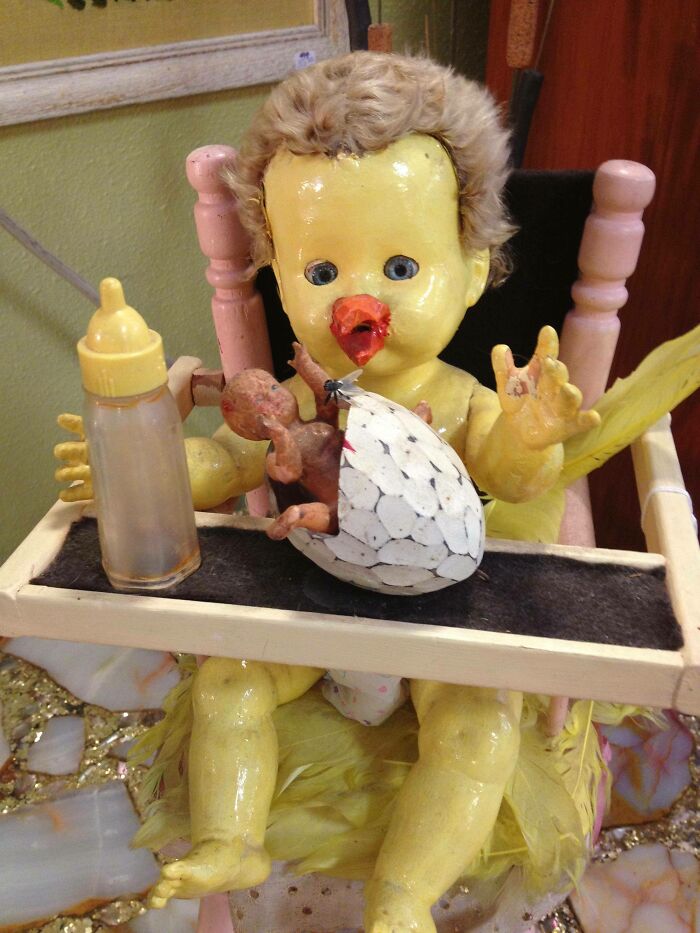 Encontré esto en una tienda de juguetes en Portland