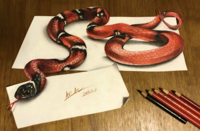 30 Drawings By This Japanese Artist That Look Like Optical Illusions
