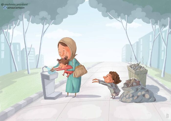 Artist Reveals What’s Wrong With Our Modern Society In These 30 Satirical Illustrations