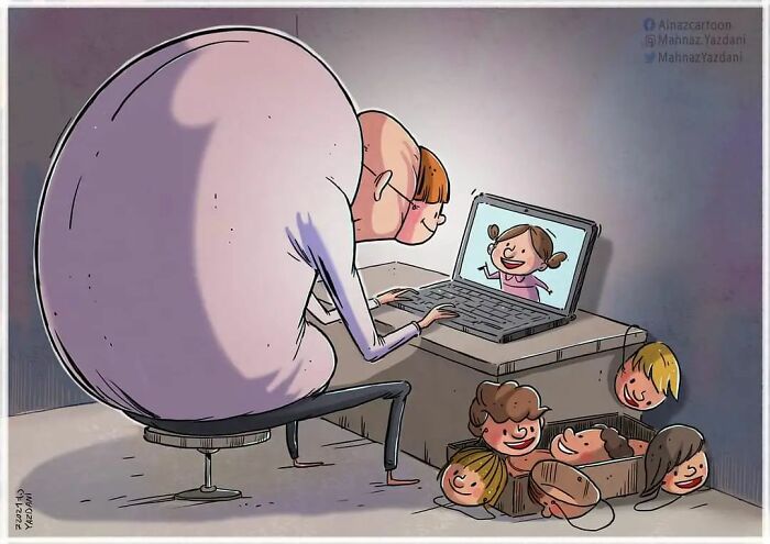 Artist Reveals What’s Wrong With Our Modern Society In These 30 Satirical Illustrations