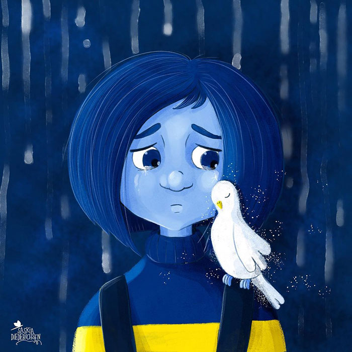 29 Heartbreaking, Yet Moving Pieces Made By Artists All Over The World After The Russian Invasion Of Ukraine