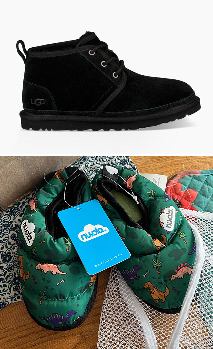Estamos a -35 ºC hoy aquí en Canadá. Necesitaba botas de invierno cálidas. Lo que quería vs. lo que conseguí