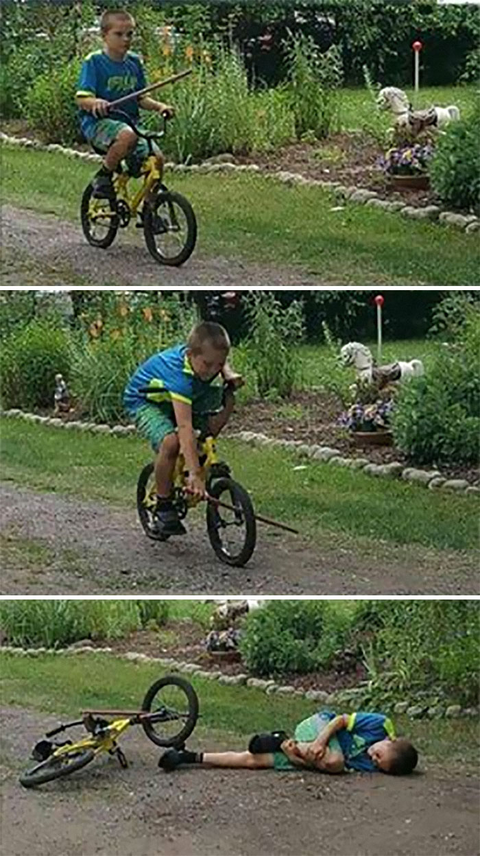 50 Of The Funniest Images From The 'Kids In Predicaments' Facebook Page