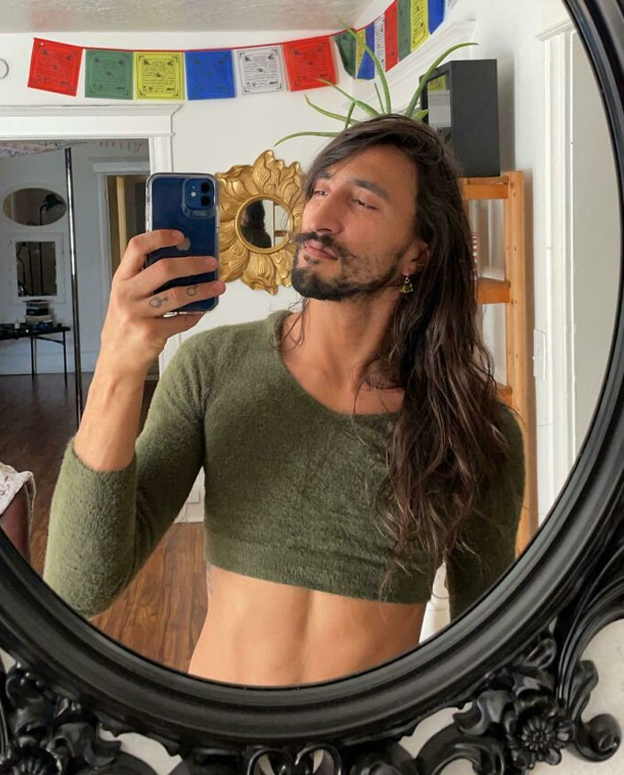 Me encanta mezclar mis aspectos masculino y femenino