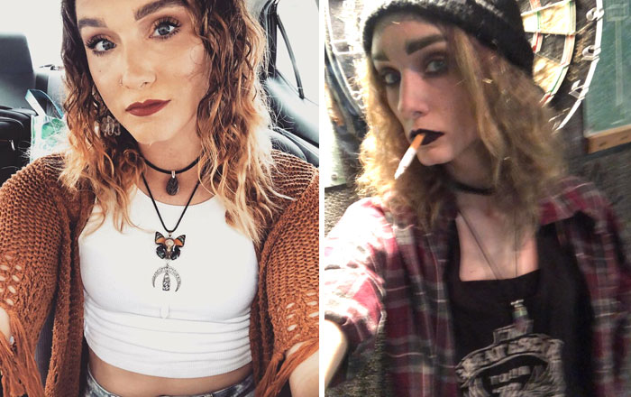 Yo con casi un año y medio de sobriedad vs. Yo en mi peor momento de adicción