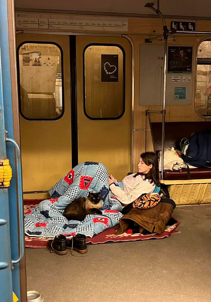 40 Photos Of Ukrainian Folks With Their Pets Amidst The War, Proving Just How Strong Human-Pet Love Can Really Be