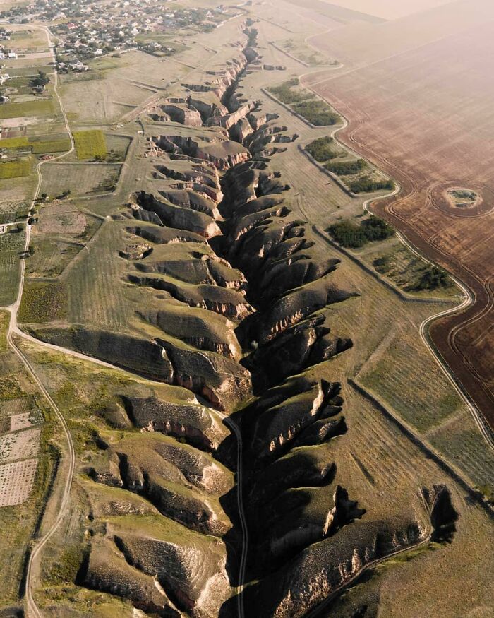 El Gran Cañón Stanislav en las montañas de Kherson