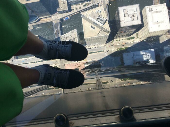 Saliente en el Skydeck Chicago