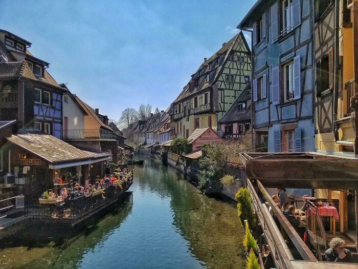 Colmar, Francia. En el distrito de la pequeña Venecia