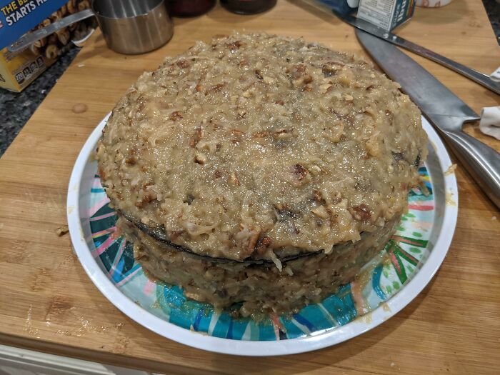 Tarta de chocolate alemana hecha desde cero. Sabe mejor de lo que parece