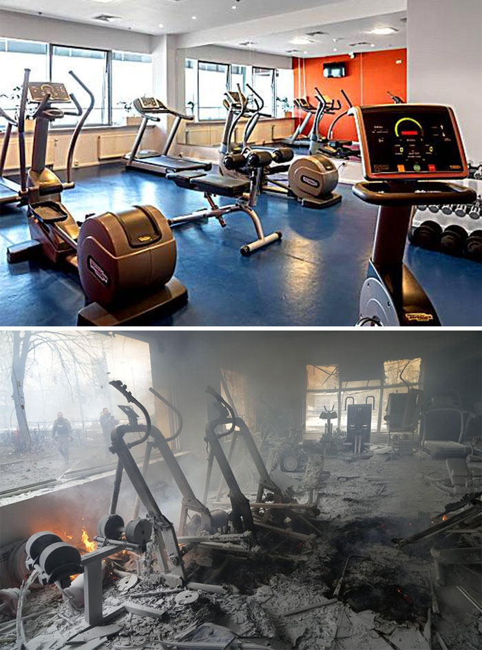 'Before And After': 20 Devastating Images From Ukraine That Show How Quickly The War Destroys Everything