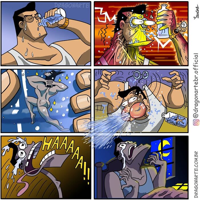 Artist Illustrates 34 Funny Situations Superheroes Face When No One's Watching (New Pics)