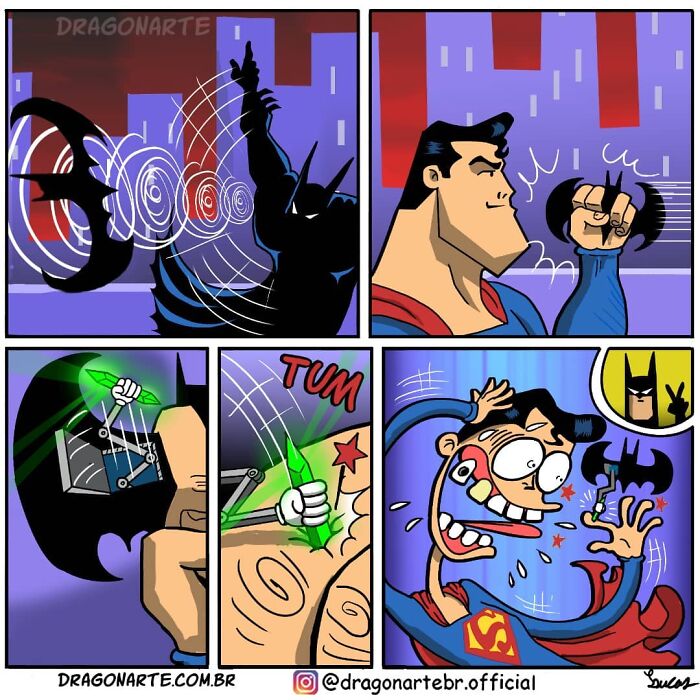 Artist Illustrates 34 Funny Situations Superheroes Face When No One's Watching (New Pics)