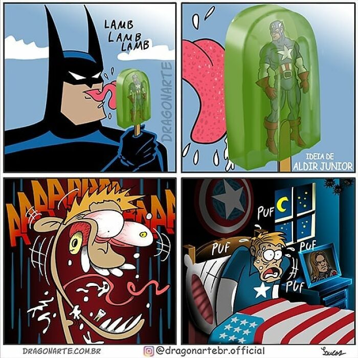 Artist Illustrates 34 Funny Situations Superheroes Face When No One's Watching (New Pics)