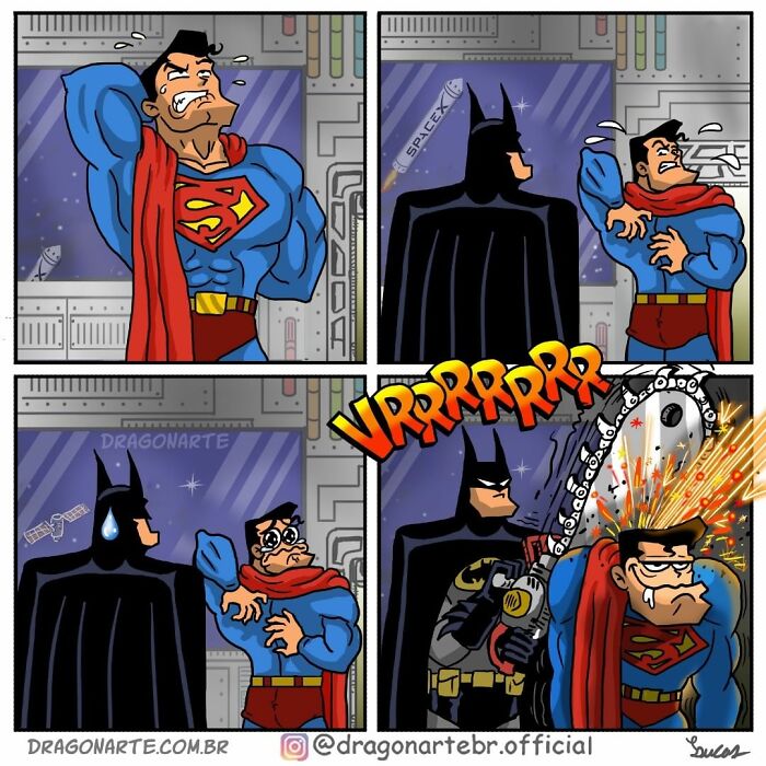 Artist Illustrates 34 Funny Situations Superheroes Face When No One's Watching (New Pics)