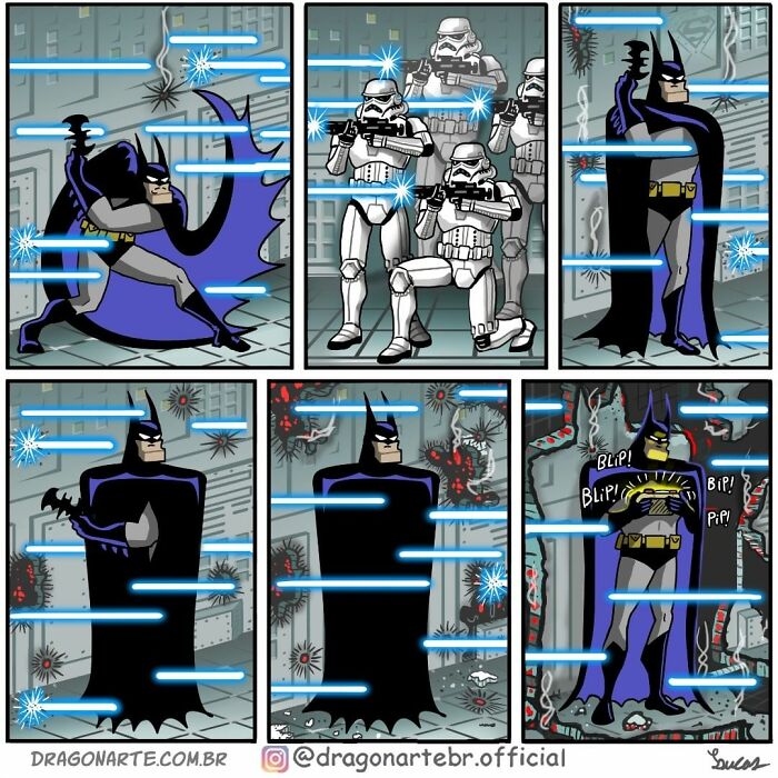 Artist Illustrates 34 Funny Situations Superheroes Face When No One's Watching (New Pics)