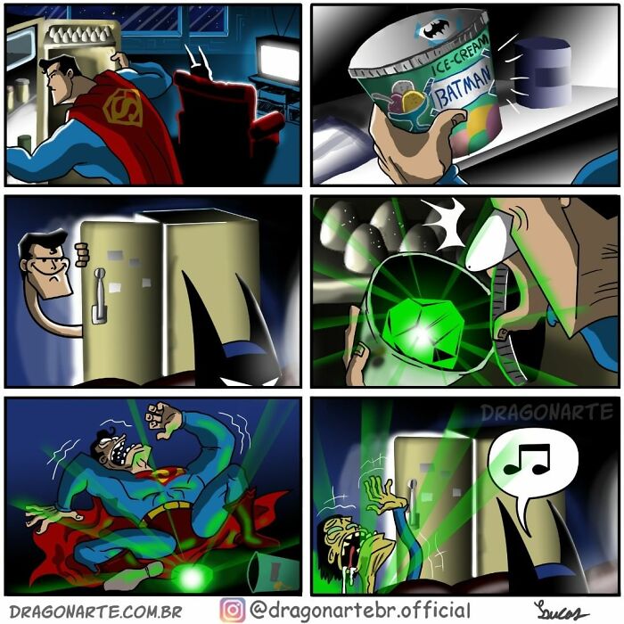 Artist Illustrates 34 Funny Situations Superheroes Face When No One's Watching (New Pics)