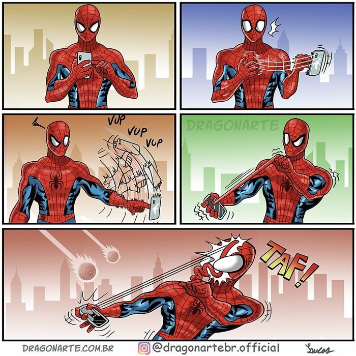 Artist Illustrates 34 Funny Situations Superheroes Face When No One's Watching (New Pics)