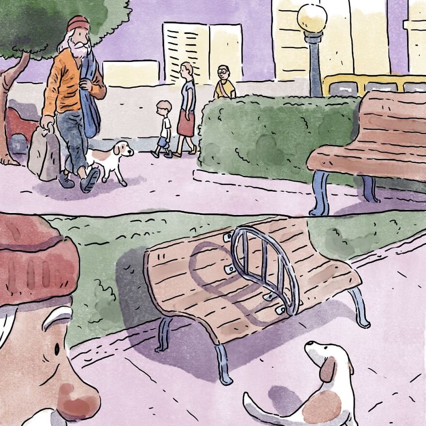 Un artista brasileño crea cómics desgarradores sin usar una sola palabra (7 nuevas historietas)