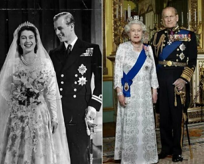¿Podemos reconocer el hecho de que estos dos estuvieron casados durante 74 años? No puedo imaginarme estar emparejado con alguien por esa cantidad de tiempo y luego perderlo. Ella debe estar absolutamente devastada