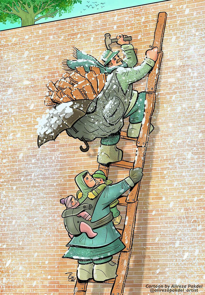 This Artist Illustrates Modern Society's Problems, And Here Are 30 New Illustrations