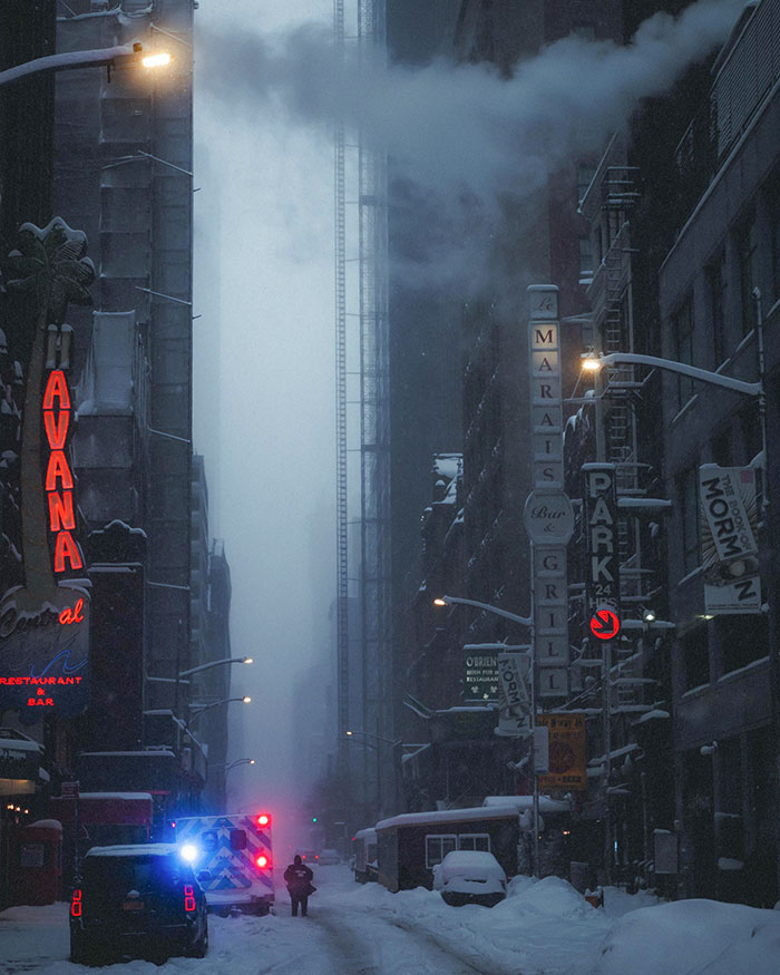 Tormenta de nieve en Nueva York
