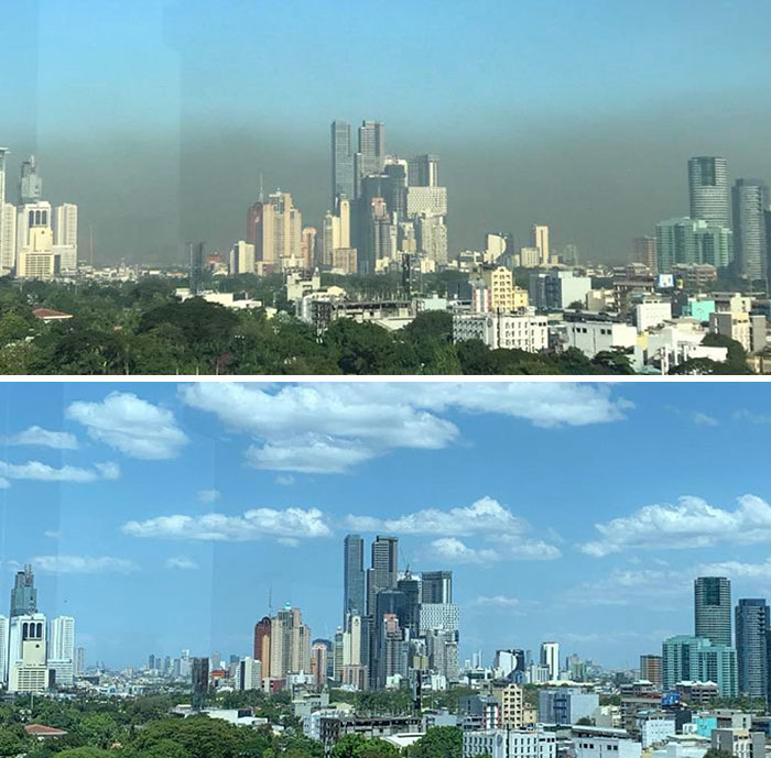 Capital de Filipinas antes y después de la cuarentena
