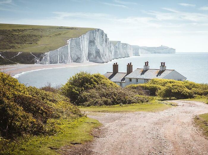 No es tan exótico como la mayoría de los destinos publicados aquí, pero sigue siendo igual de hermoso - Seven Sisters, Reino Unido