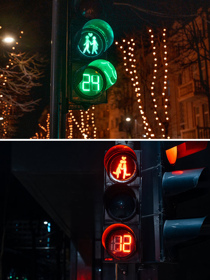 Kaunas, Lituania en el día de San Valentín