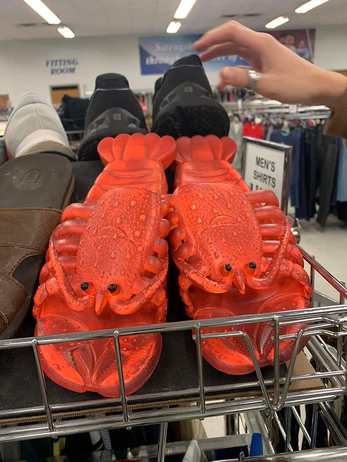 Sandalias de langosta. 10/10, las usaría