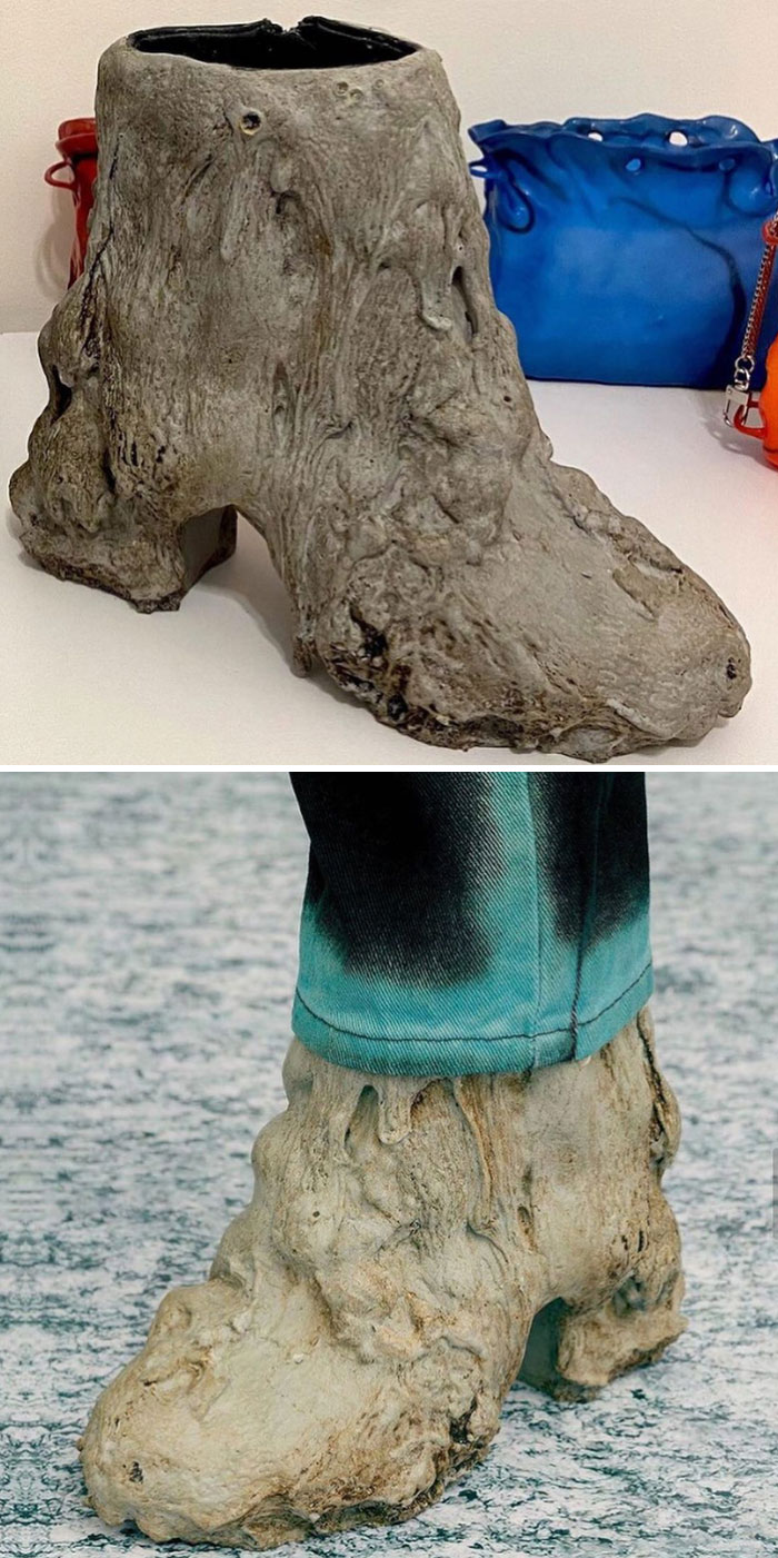 ¿Cómo? ¿Mis grandes zapatos te hacen sentir incómodo? Ni siquiera te los has probado