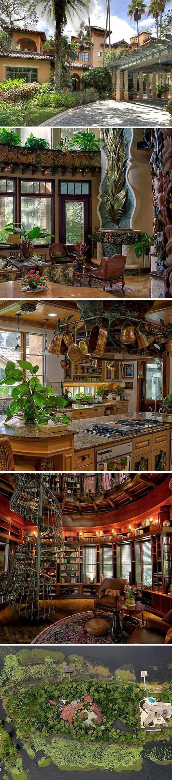 Esta es una mezcla de la casa de Encanto y una cafetería Rainforest. $25,000,000
